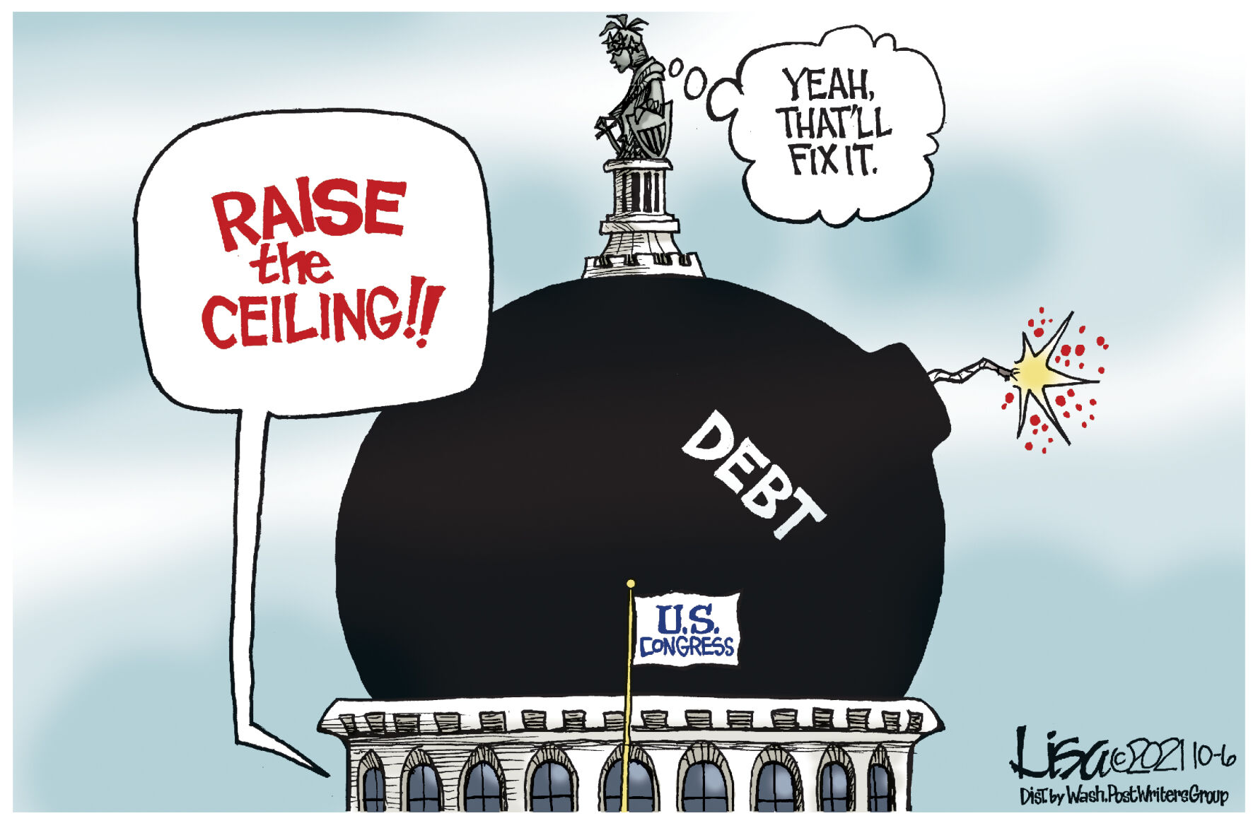 The latest editorial cartoon